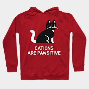 Cations are Pawsitive Hoodie